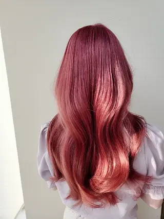 ロング カラー Nanako。/韓国 ハッシュカットのヘアスタイル