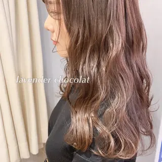 ロング カラー ヘアアレンジ 代表🎀 ふわモテ愛 され髪🩷yumiのヘアスタイル