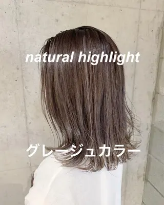 ミディアム カラー ✨森下 直弥✨ 店長🤩のヘアスタイル