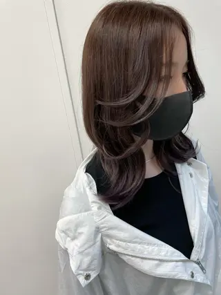 ミディアム 🥀似合わせ🥀 柔らかカラー・タイトのヘアスタイル