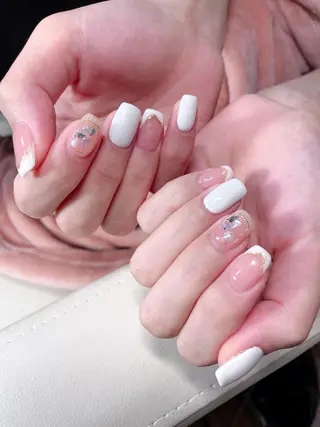 ネイル M🌷nail 長さだし専門店のネイルデザイン