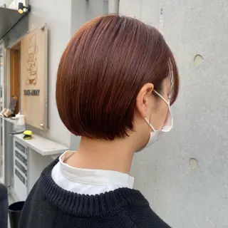ショート カラー 🪭risa 暖色/レイヤー🪭のヘアスタイル