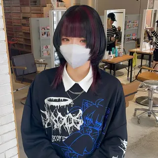 ミディアム 派手髪支持率No1 Eisukeのヘアスタイル