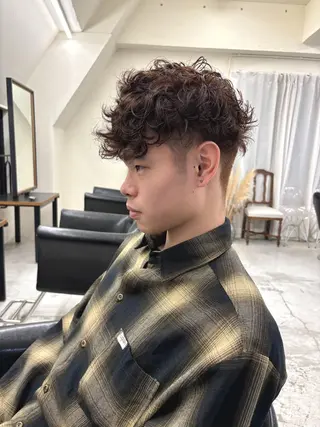 ショート パーマ メンズ s. kahoのヘアスタイル