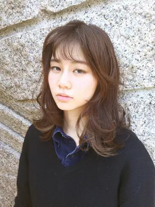 セミロング カラー パーマ 💇♀️髪質改善 玉谷 俊💇♂️のヘアスタイル
