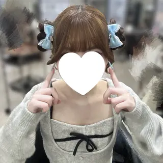 ロング OZ梅田♡ ゆはなブリーチのヘアスタイル