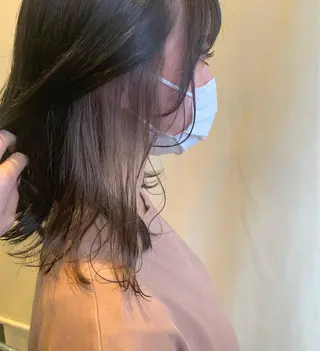 カラー ✄折橋 彩花🐶🍑のヘアスタイル