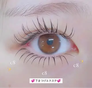 マツエク・マツパ shucre名駅 💘YUNA💘のマツエク・マツパデザイン