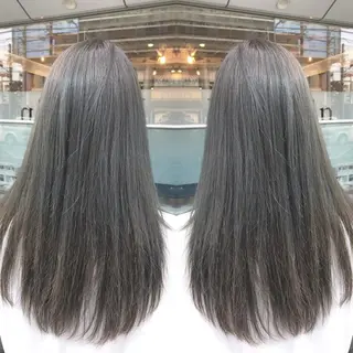 ロング カラー 青木 茂樹⭐️ 透明感カラーのヘアスタイル