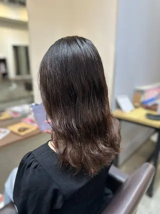 ロング カラー パーマ 平日オススメ✨ プチプラ✨山下のヘアスタイル