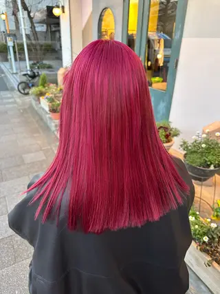 ミディアム カラー 【echelle】 あむのヘアスタイル