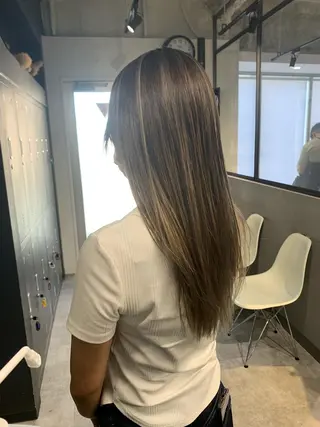 ロング カラー 園田 将士のヘアスタイル