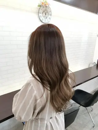ロング FLAVOR OF HAIR所属・ツヤ髪ケアカラー✨ 中谷良成のヘアスタイル