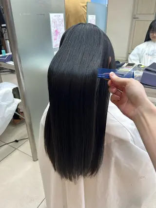 ロング 朝ラク縮毛矯正 kiryuのヘアスタイル