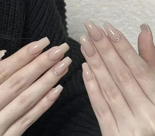 ネイル By moonネイル 🌷ワンホン/韓国風のネイルデザイン