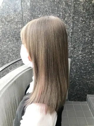 ミディアム カラーアンドケアリタ kitamuuuのヘアスタイル