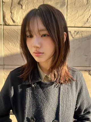 ミディアム ヘアアレンジ 渡邉 舞のヘアスタイル