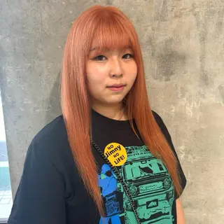 カラー 韓国ヘア AINA🐱のヘアスタイル