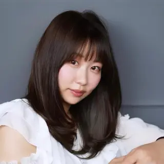 セミロング カラー 草間 翔登のヘアスタイル