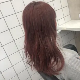 セミロング カラー ヘアアレンジ 美髪矯正/透明感カラ ー🫧YUUKI🫧のヘアスタイル