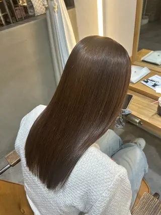 ロング パーマ 鍋島 平のヘアスタイル