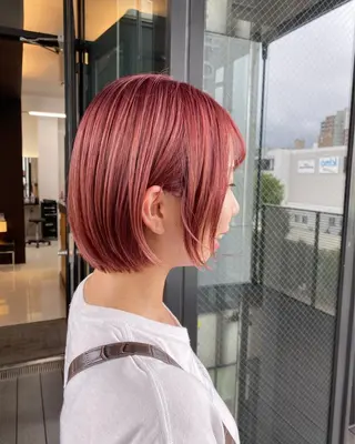 ショート カラー 八谷 将平のヘアスタイル