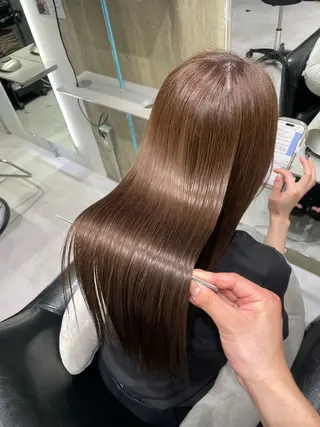 ロング 中村 佳菜のヘアスタイル