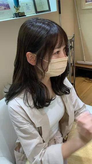 ミディアム カラー 全国1位🥇世界5位 小野田　礼花のヘアスタイル