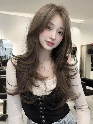 ロング 周防 頼翔のヘアスタイル