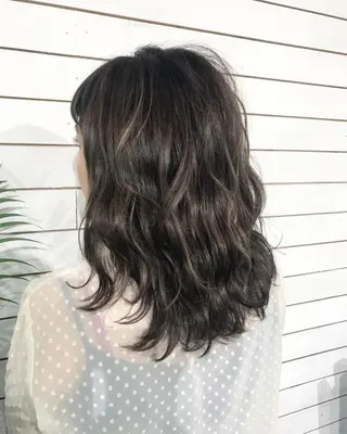 ミディアム 縮毛矯正 髪質改善寺坂雄飛💐のヘアスタイル
