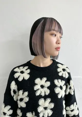 ショート カラー ハイトーン特化サロン 代表 中谷蓮のヘアスタイル