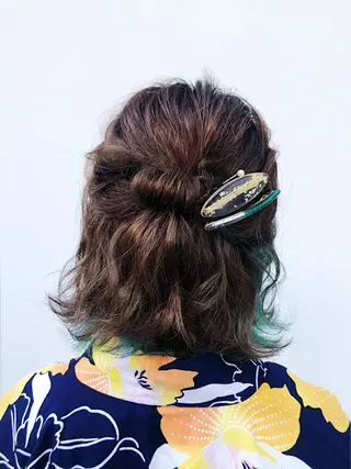 ミディアム 京都最安価エクステ muuka🦋のヘアスタイル