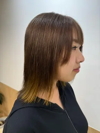カラー 縮毛矯正/髪質改善 インナーカラーせいぎのヘアスタイル