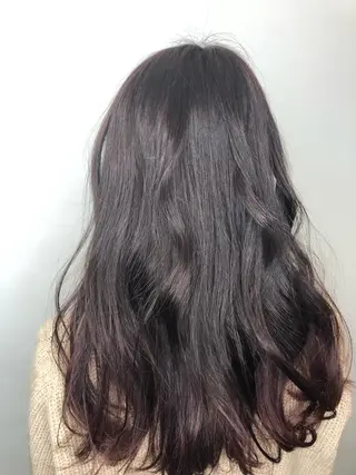 セミロング カラー 艶髪職人 山本隼正のヘアスタイル