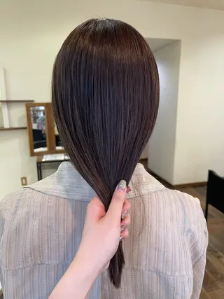 セミロング 梶原 真帆のヘアスタイル