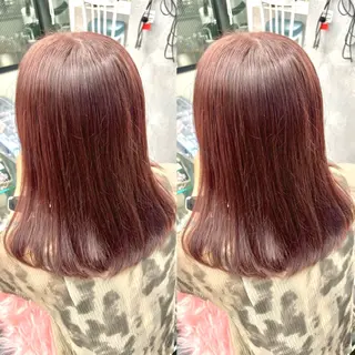 カラー ヘアメ🎀推しカラー 🥣横浜/しほ🧸のヘアスタイル