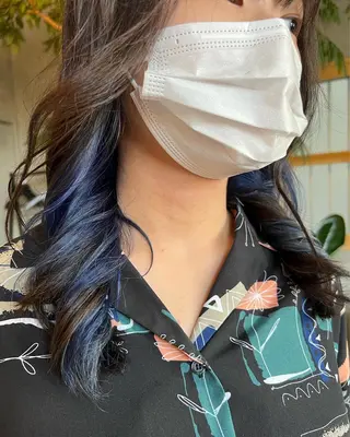 ロング カラー シンヤヘアーズ 泉大津本店のヘアスタイル