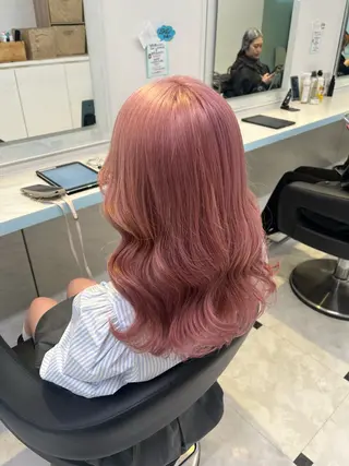 ミディアム カラー ブリーチカラー 🩵MIZUKIのヘアスタイル