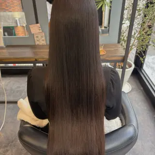 ロング 暖色カラー/髪質改善 🐮ユイカのヘアスタイル