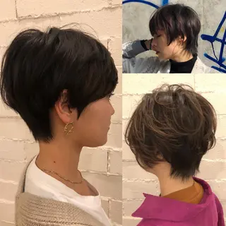 ショート 口コミ評価4.9⭐︎ カワナベ マサシのヘアスタイル