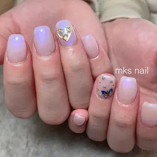 ネイル mks＊nail //  枚方長尾のネイルデザイン