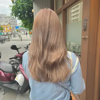 ロング カラー 教野 真央のヘアスタイル