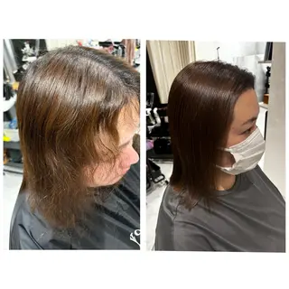 ミディアム 新宿No.1艶髪矯正 美艶カラー/FUKAのヘアスタイル