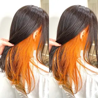 セミロング カラー 🌙HIZUKI🌙 ハイトーン 艶髪のヘアスタイル