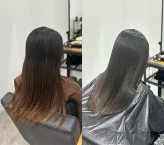 カラー 岸田 瑠美のヘアスタイル