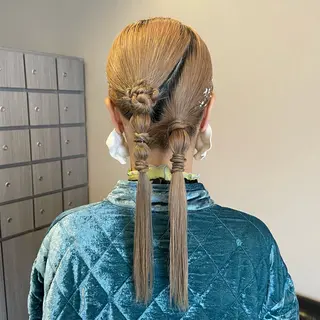 ヘアアレンジ mio 🍒レイヤーカットのヘアスタイル