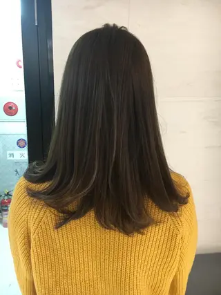 ミディアム カラー 髪質改善ULTOWA ✨松井 美幸のヘアスタイル