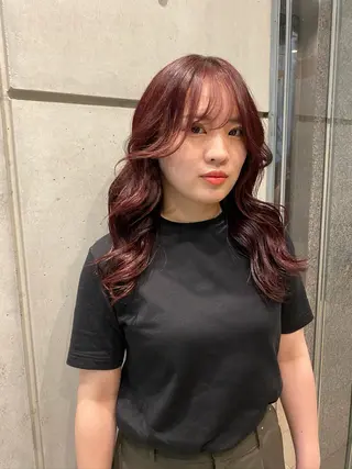 ロング abe yuikaのヘアスタイル