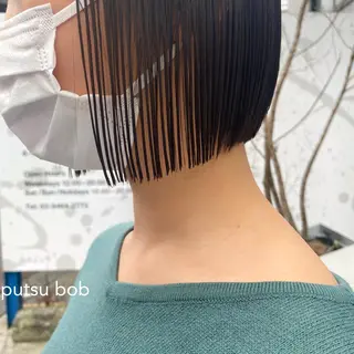 ショート カラー センターパート/ 暖色カラーayuのヘアスタイル