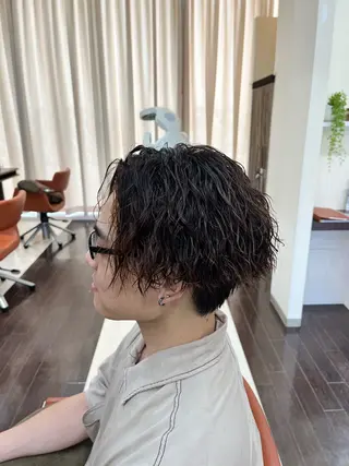 ショート パーマ メンズ 🧊メンズ特化🧊 高木航希のヘアスタイル